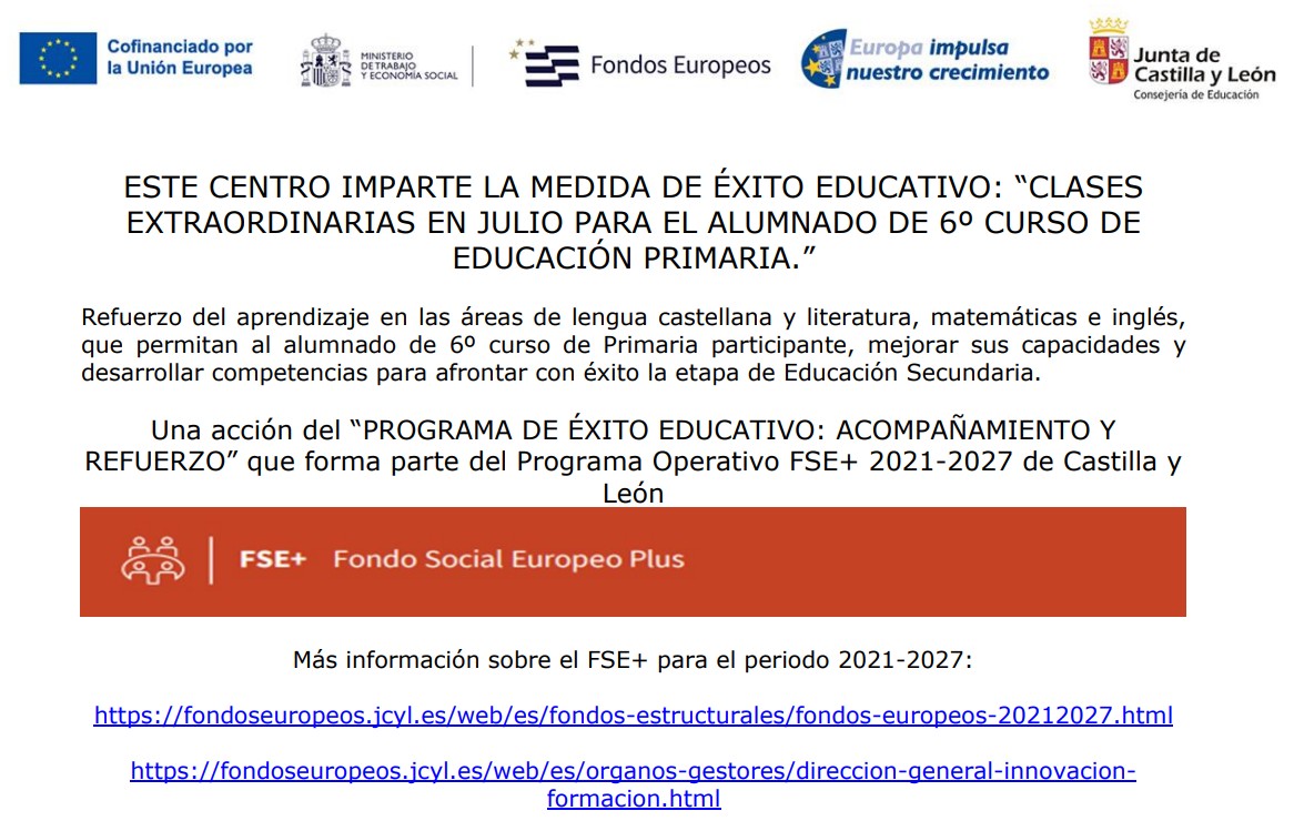 Éxito educativo verano